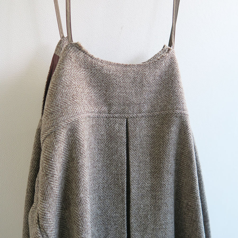 【RYU KAGA/リュウ カガ】<br>Herringbone camisole vest <br>84RB01D