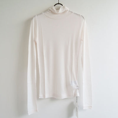 【BATONER/バトナー】<br>MELTY RIB HIGH NECK LONG SLEEVE T-SHIRT <br>BN-25FL-009