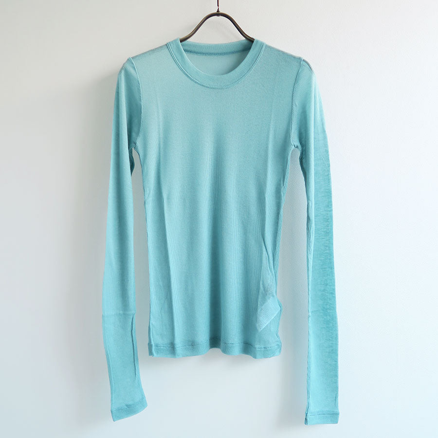 【BATONER/バトナー】<br>MELTY RIB CREW NECK <br>BN-24FL-008