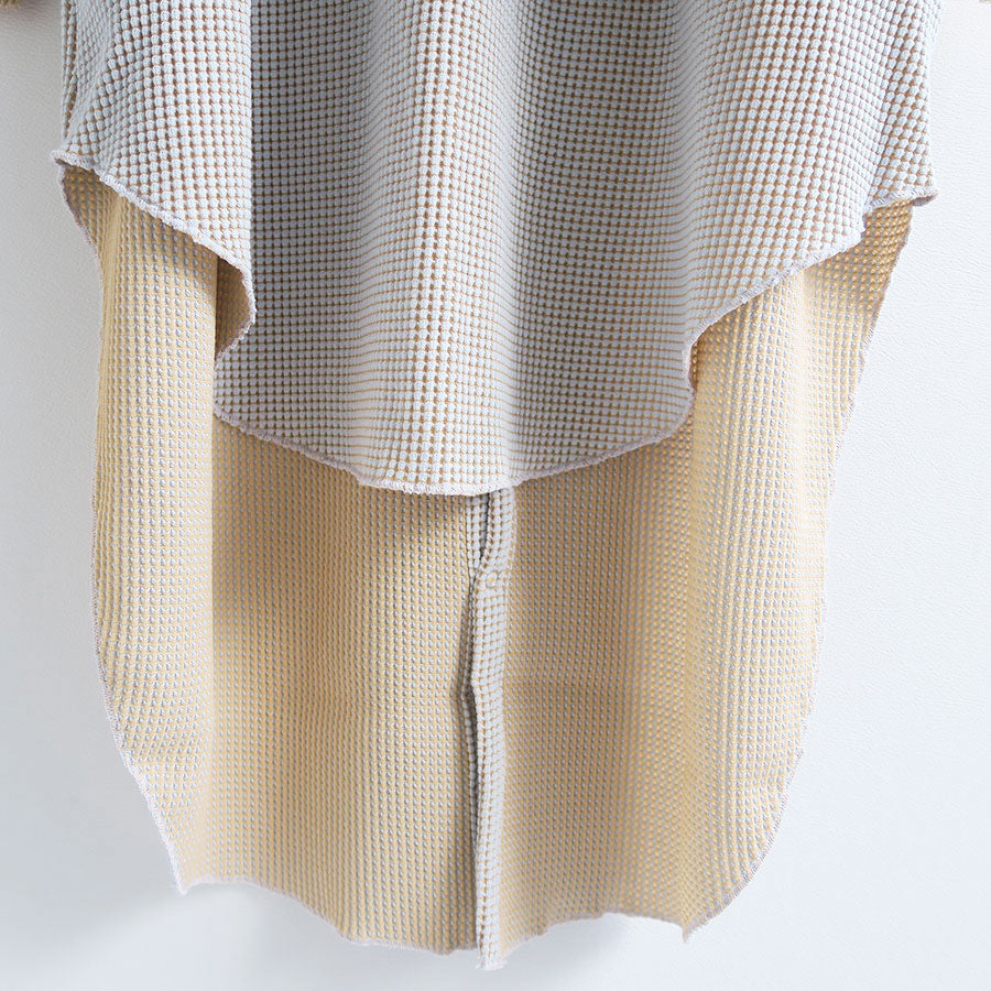 【kotohayokozawa/コトハヨコザワ】<br>WAFFLE LAYERED DRESS <br>KT23A-CS04