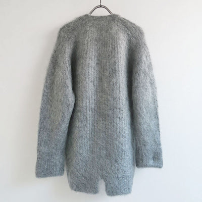 【JUN MIKAMI/ジュンミカミ】<br>モヘアVネックカーディガン <br>23AW-11-N