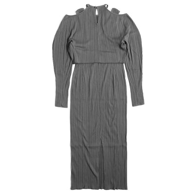 【Mame Kurogouchi/マメ】<br>Random Ribbed Organic Cotton 2way Dress <br>MM25SS-JS004