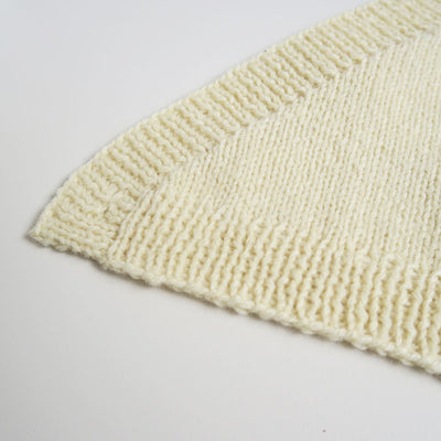 【FUMIKA UCHIDA/フミカウチダ】 <br>SHETLAND HAND KNITTED KERCHIEF <br>W-GD002