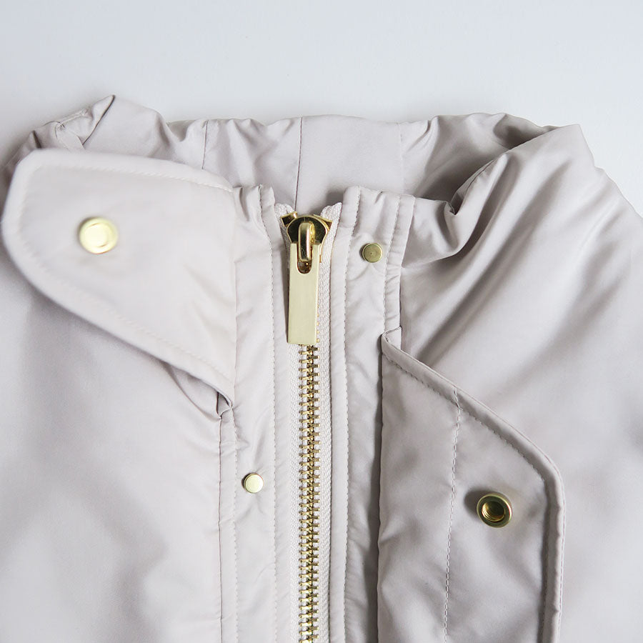 Mame Kurogouchi/マメ】Cording Embroidery Collarless Flight Mame Kurogouchi/マメ】Cording Embroidery Collarless Flight