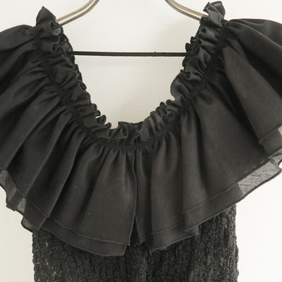 【FUMIE TANAKA/フミエタナカ】<br>big frill lace cami <br>F25S-25