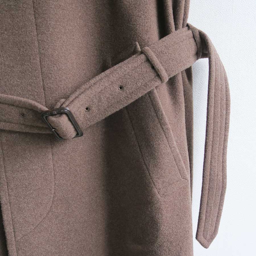 【11/7からポイント10%還元】<br>【AURALEE/オーラリー】<br>SUPER FINE WOOL MOSSER SOUTIEN COLLAR COAT <br>A25AC04WM