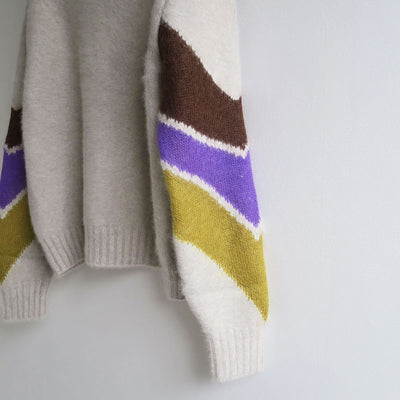 【BOWTE/バウト】<br>NATURAL FOX INTARSIA SLEEVE <br>232-03-0003