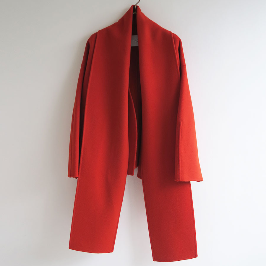 【IIROT/イロット】<br>Extra fine Merino Wool Coat <br>032-025-WC40