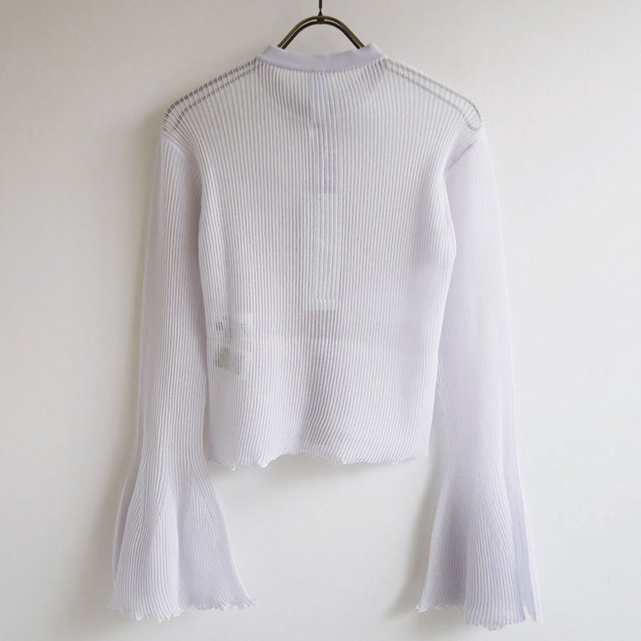 CFCL/シーエフシーエル】HYPHA LUCENT GLITTER BELL SLEEVE CARDIGAN
