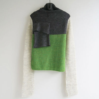 【kotohayokozawa/コトハヨコザワ】<br>MOHAIR HIGH NECK KNIT <br>KT23A-KN04