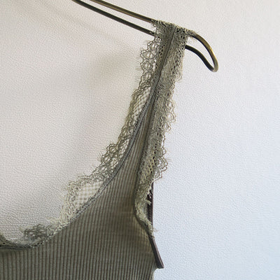 【FUMIKA UCHIDA/フミカウチダ】 <br>RIB CAMISOLE UNDERWEAR <br>W-UW006