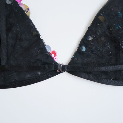 【mukasa/ムカサ】<br>CHAOS SPANGLES BRA <br>MU-0438