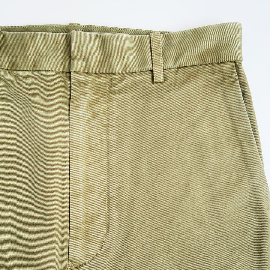 【10/3からポイント10%還元】<br>【AURALEE/オーラリー】<br>PRODUCT DYED FINX CHINO NARROW PANTS <br>A25AP04CP