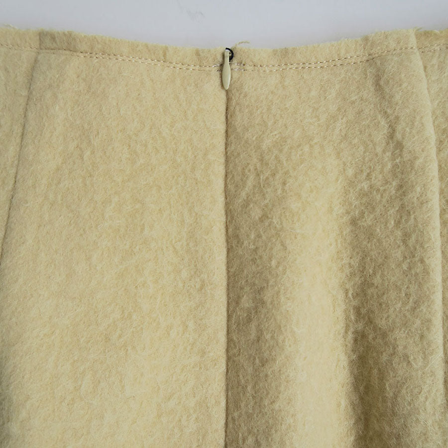 AURALEE/オーラリー】BRUSHED ALPACA WOOL MELTON SKIRT