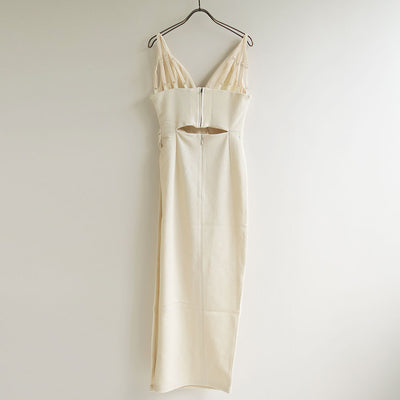 【PHOTOCOPIEU/フォトコピュー】<br>DRAPED BUSTIER DRESS (NURIA) <br>251NRI