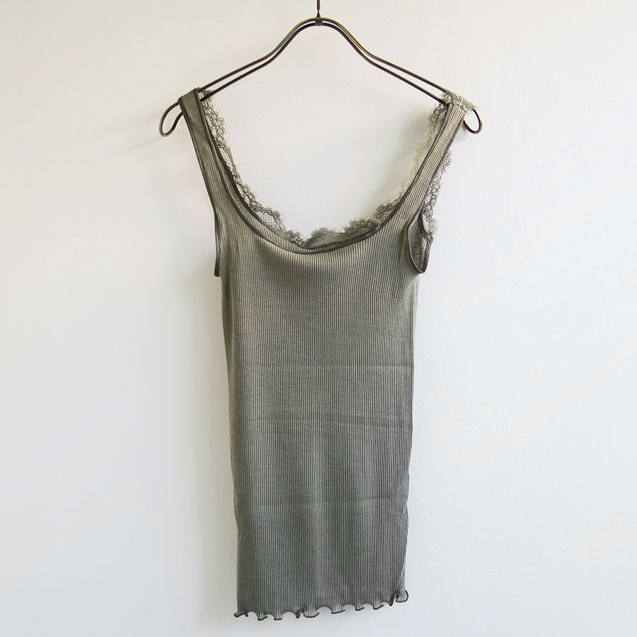 【FUMIKA UCHIDA/フミカウチダ】 <br>RIB CAMISOLE UNDERWEAR <br>W-UW006