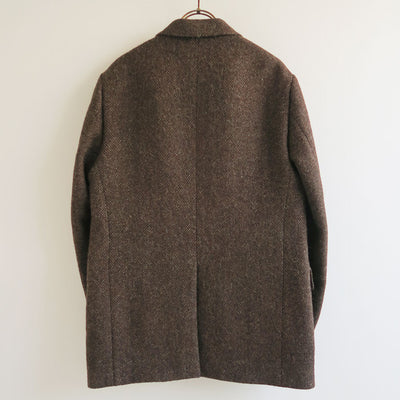 【AURALEE/オーラリー】<br>LAMA SHETLAND WOOL TWEED OVER JACKET <br>A24AJ06LS