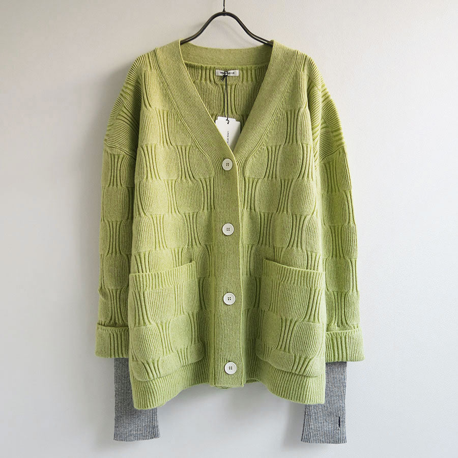 【OPEN SESAME CLUB/オープン セサミ クラブ】<br>swellrib over cardigan <br>OCF23111