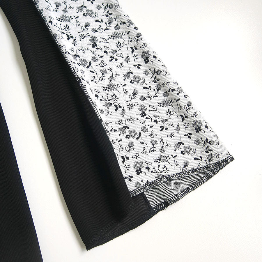 小物 shu maei Floral Jacquard Fraise Stitch