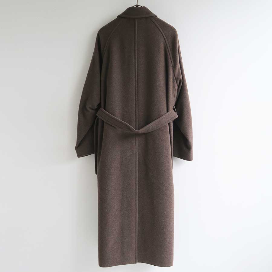 【11/7からポイント10%還元】<br>【AURALEE/オーラリー】<br>SUPER FINE WOOL MOSSER SOUTIEN COLLAR COAT <br>A25AC04WM