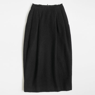 【AURALEE/オーラリー】<br>BRUSHED ALPACA WOOL MELTON SKIRT <br>A23AS05AS