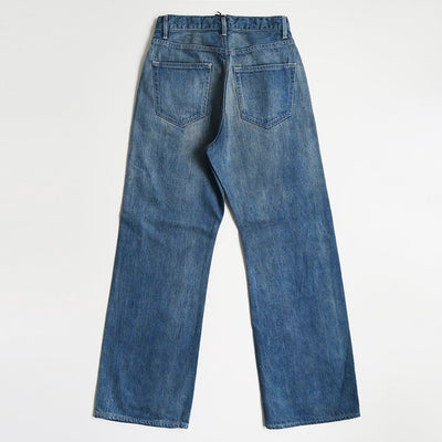 【AURALEE/オーラリー】<br>SELVEDGE FADED LIGHT DENIM PANTS <br>A23AP03DE