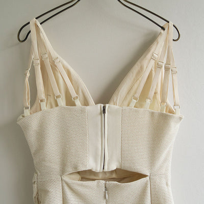 【PHOTOCOPIEU/フォトコピュー】<br>DRAPED BUSTIER DRESS (NURIA) <br>251NRI