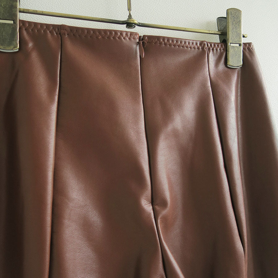 【FUMIKA UCHIDA/フミカウチダ】<br>STRETCH VEGAN LEATHER STIRRUPS LEGGINGS <br>W-PT005