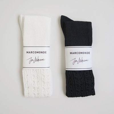 【JUN MIKAMI/ジュンミカミ】<br>Marcomonde × JUN MIKAMIハイソックス <br>25AW-21-M
