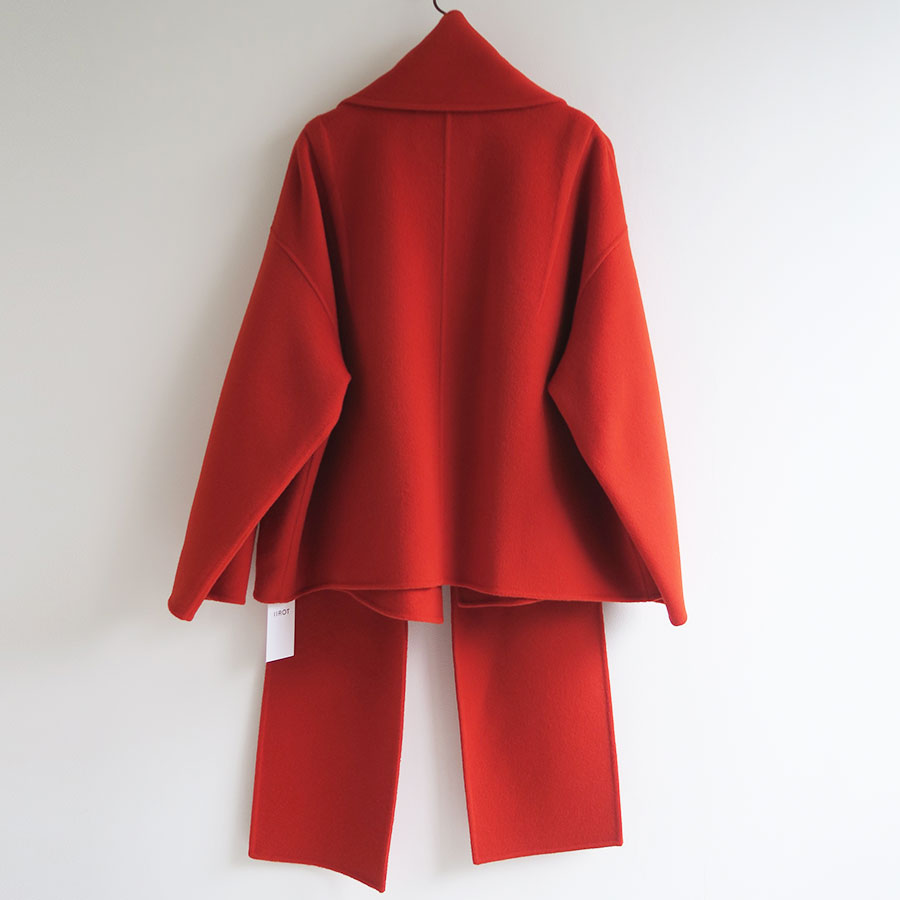 【IIROT/イロット】<br>Extra fine Merino Wool Coat <br>032-025-WC40