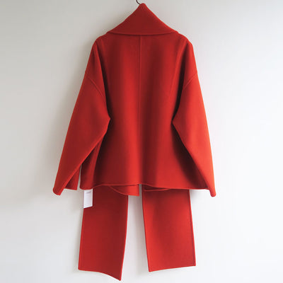 【IIROT/イロット】<br>Extra fine Merino Wool Coat <br>032-025-WC40