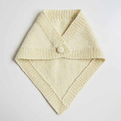 【FUMIKA UCHIDA/フミカウチダ】 <br>SHETLAND HAND KNITTED KERCHIEF <br>W-GD002