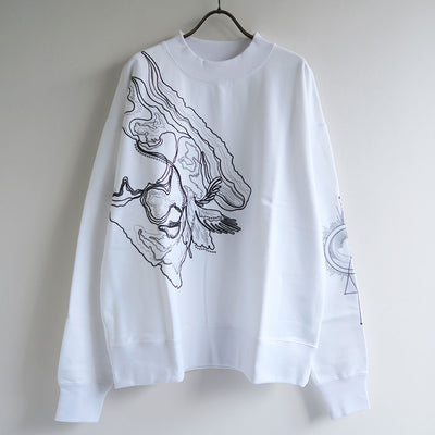 【mukasa/ムカサ】<br>ORB EMBROIDERY SWEAT <br>MU-0424