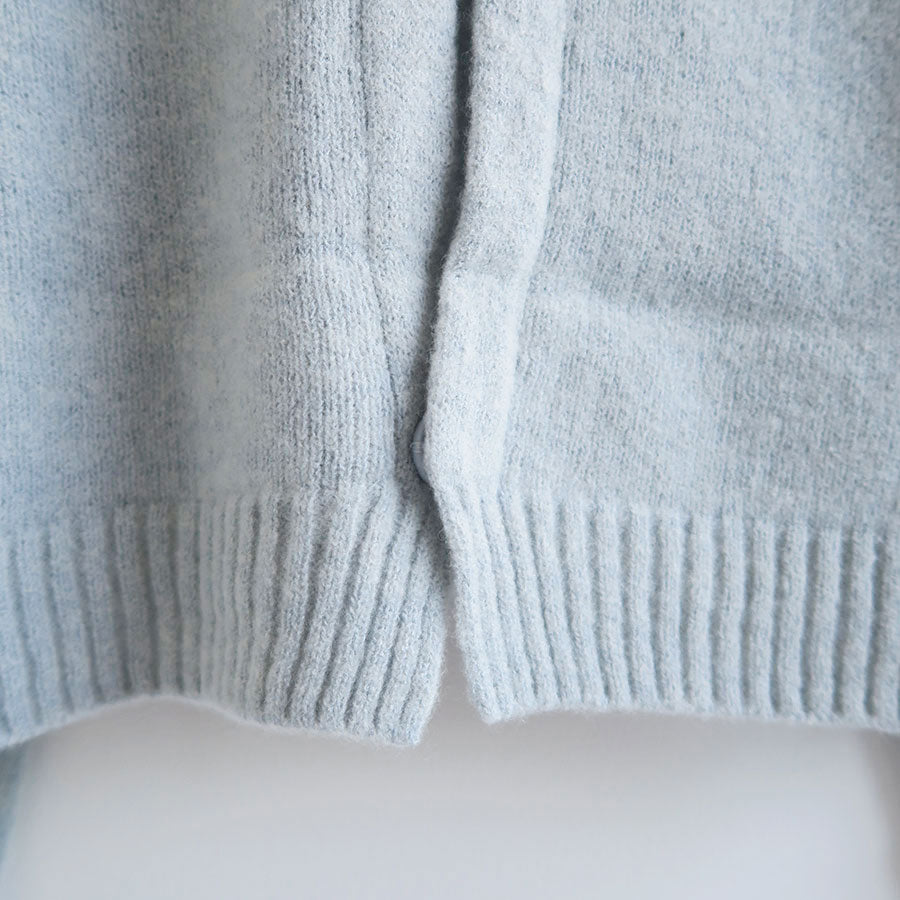 【AURALEE/オーラリー】<br>BRUSHED RASCHEL MOLE KNIT P/O <br>A23AP01RM