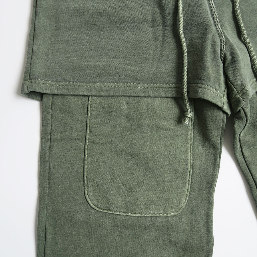 【INSCRIRE/アンスクリア】<br>Layered Sweat Pants <br>I25AW-BC117