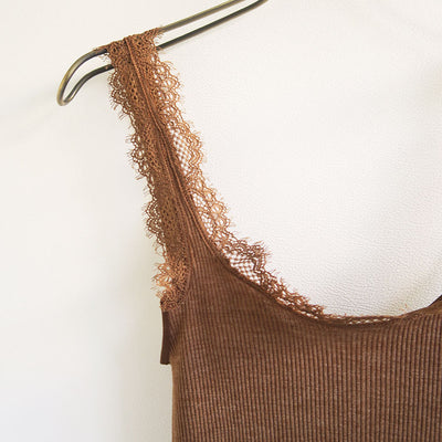 【FUMIKA UCHIDA/フミカウチダ】 <br>RIB CAMISOLE UNDERWEAR <br>W-UW006