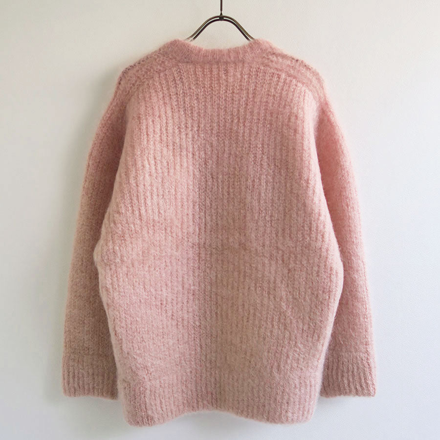【JUN MIKAMI/ジュンミカミ】<br>モヘアクルーネックPO <br>23AW-12-N