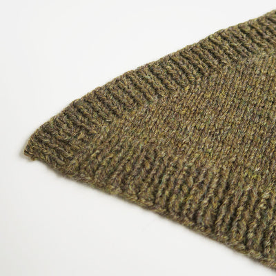 【FUMIKA UCHIDA/フミカウチダ】 <br>SHETLAND HAND KNITTED KERCHIEF <br>W-GD002