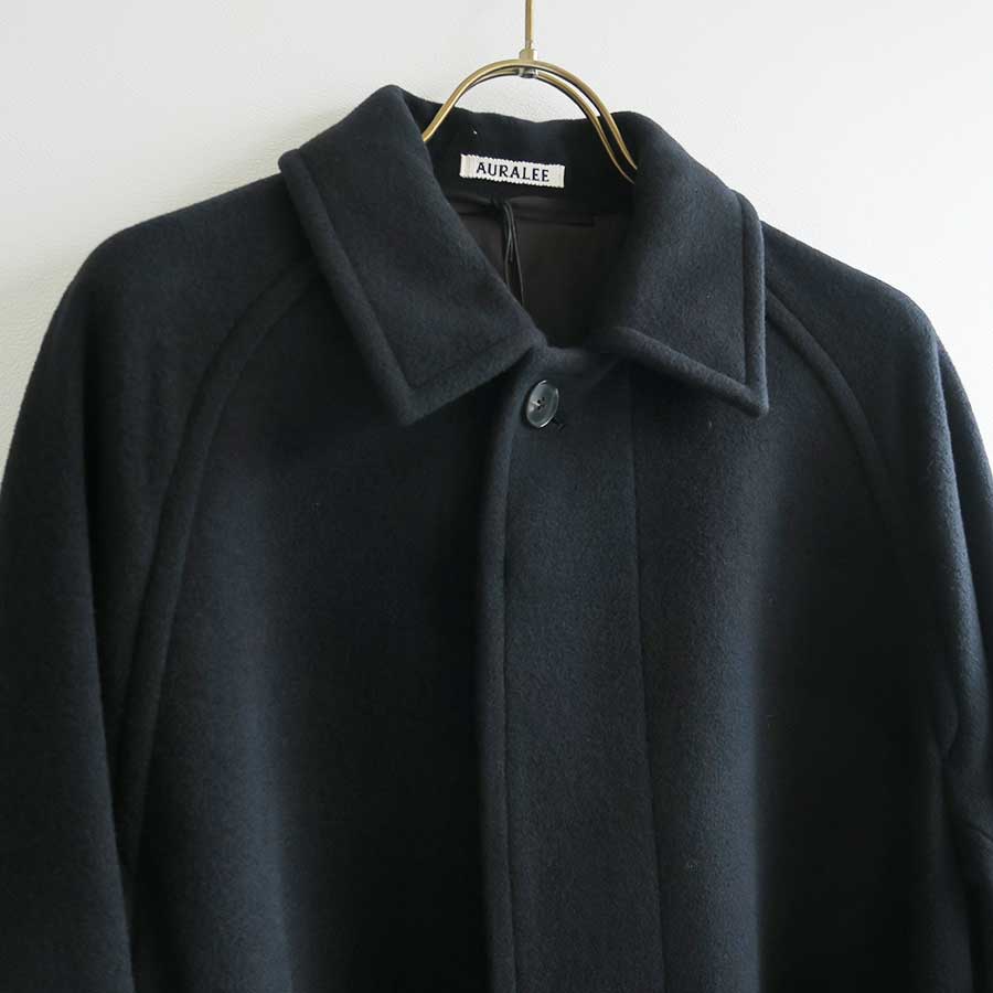 【11/7からポイント10%還元】<br>【AURALEE/オーラリー】<br>SUPER FINE WOOL MOSSER SOUTIEN COLLAR COAT <br>A25AC04WM