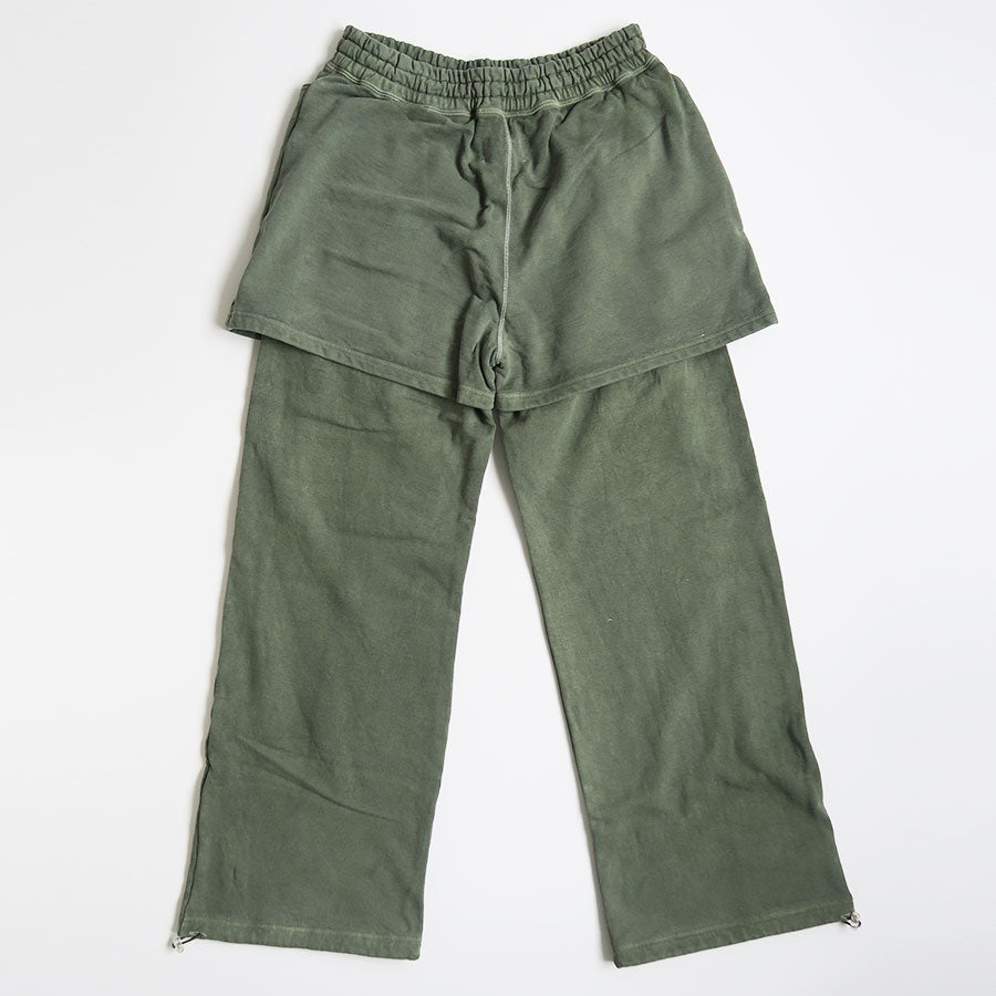 【INSCRIRE/アンスクリア】<br>Layered Sweat Pants <br>I25AW-BC117