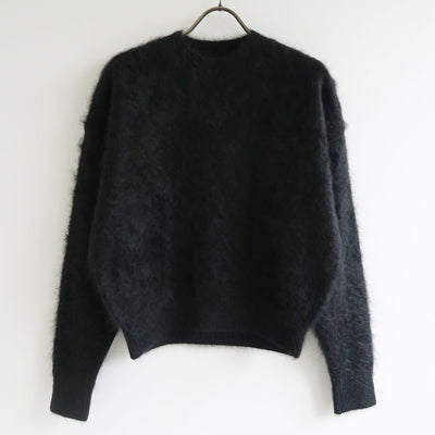 【BATONER/バトナー】<br>CASHMERE FOX FUR CREW NECK <br>BN-24FL-061