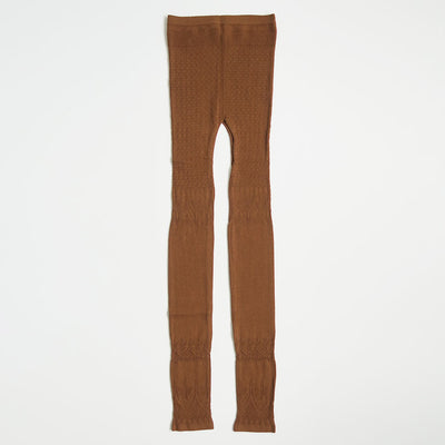 【FUMIKA UCHIDA/フミカウチダ】<br>SILK LACE KNITTING TIGHTS TOP <br>W-KT001