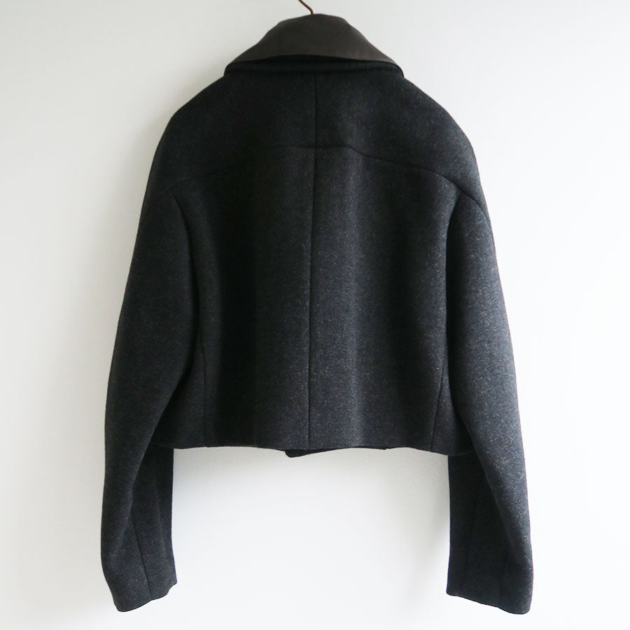 【9/5からポイント10%還元】<br>【AURALEE/オーラリー】<br>SHETLAND WOOL DOUBLE CLOTH BLOUSON <br>A25AB04HD
