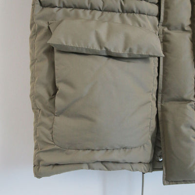【AURALEE/オーラリー】<br>FINX POLYESTER CHAMBRAY DOWN COAT <br>A23AC04FP