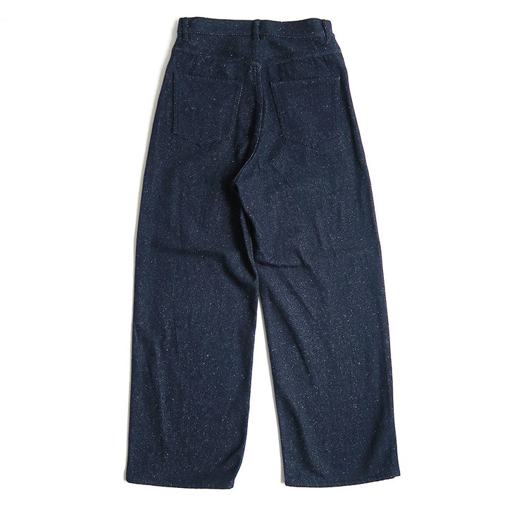 AURALEE/オーラリー】SILK NEP DENIM 5P WIDE PANTS A26AP02SDの通販