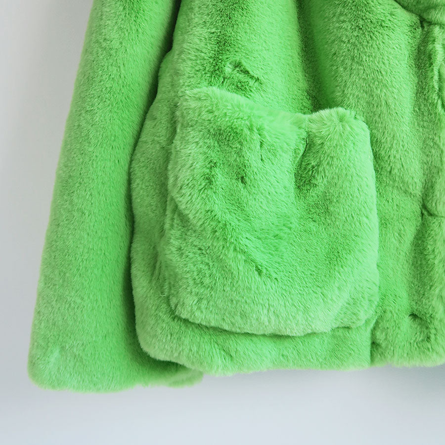 【jakke/ジャッキー】<br>TRACI COAT (NEON GREEN) <br>J2220C16