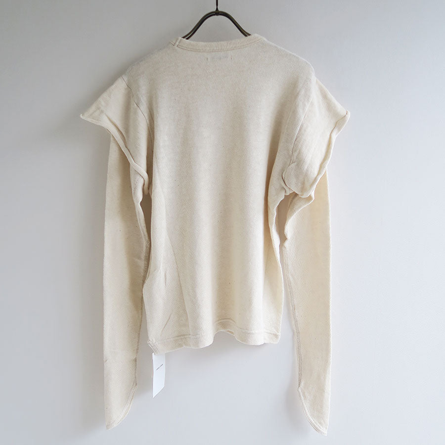 【FUMIKA UCHIDA/フミカウチダ】, GAUZE JERSEY DOUBLE SLEEVE TOP , U-CS002