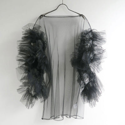 【MARGE/マージ】<br>Tulle decorative sleeve p/o <br>1006-0102-254
