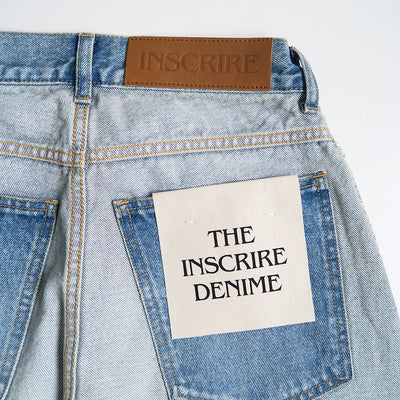 【INSCRIRE/アンスクリア】<br>Loose Fit Inside Out Denim <br>ID-PT33