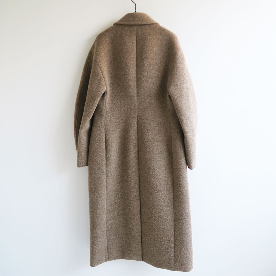 SPONGE WOOL MELTON SOUTIEN COLLAR COAT - AURALEE Official SPONGE WOOL MELTON SOUTIEN COLLAR COAT - AURALEE Official
